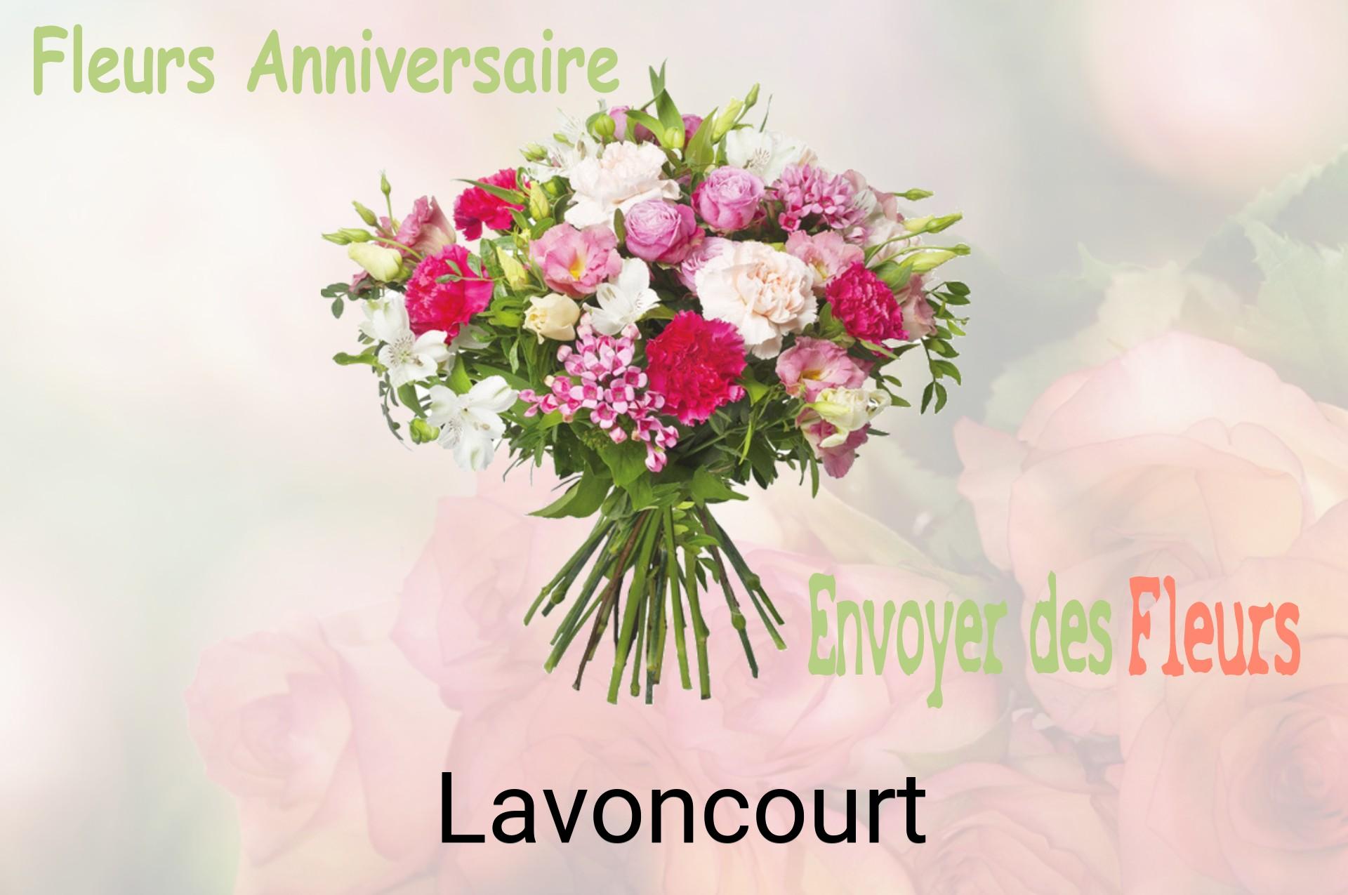 Bouquet de fleurs d’anniversaire livré à Lavoncourt